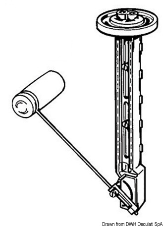 Galleggiante a leva per carburante 150-605 mm